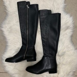 Michael Kors Black Leather Boots